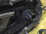 Oil thrower & drive side sprocket fitted