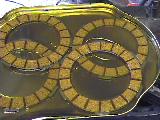 Oil soaked clutch plates