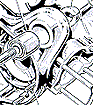 Parts diagram for Lambretta Series III engine